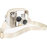 Aveniee Clear Bag Stadium Approved, Clear Purses for Women, Cross body Bag for Concerts with Adjustable Strap