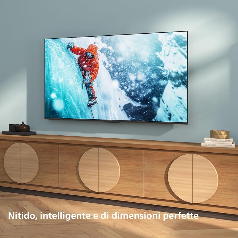 65PUS7200 4K LED Smart TV - Display 65’’ con piattaforma Titan OS, Pixel Precise Ultra HD e Dolby Atmos Sound - funziona con Alexa e Google Voice Assistant
