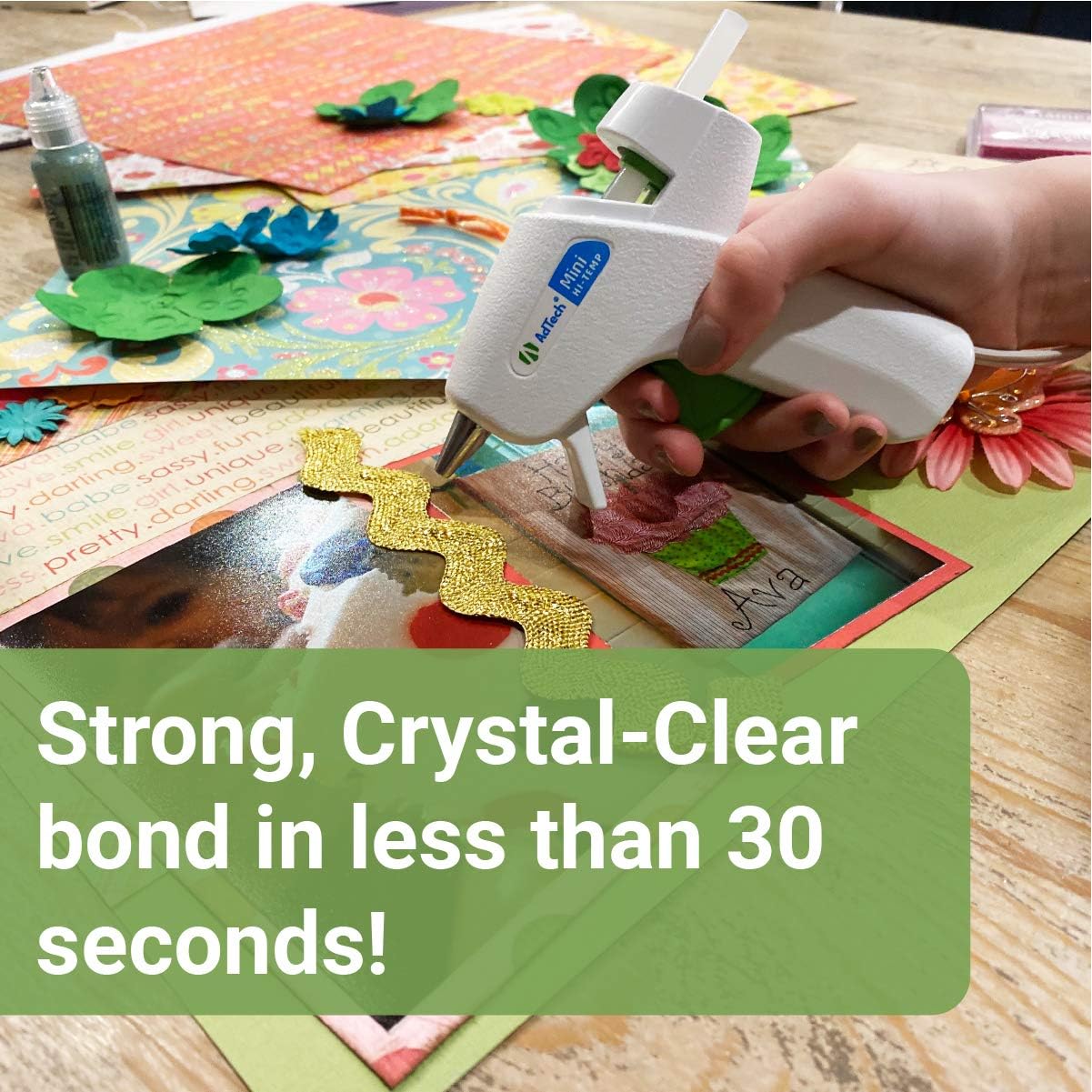 AdTech 220-345-5 Hot Glue Sticks 4 Inch Mini Size, Net Weight - 5 lbs: Arts, Crafts & Sewing