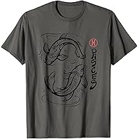 Amazon.com: Zodiac Pisces Astrology Star Sign Graphic Japanese Koi