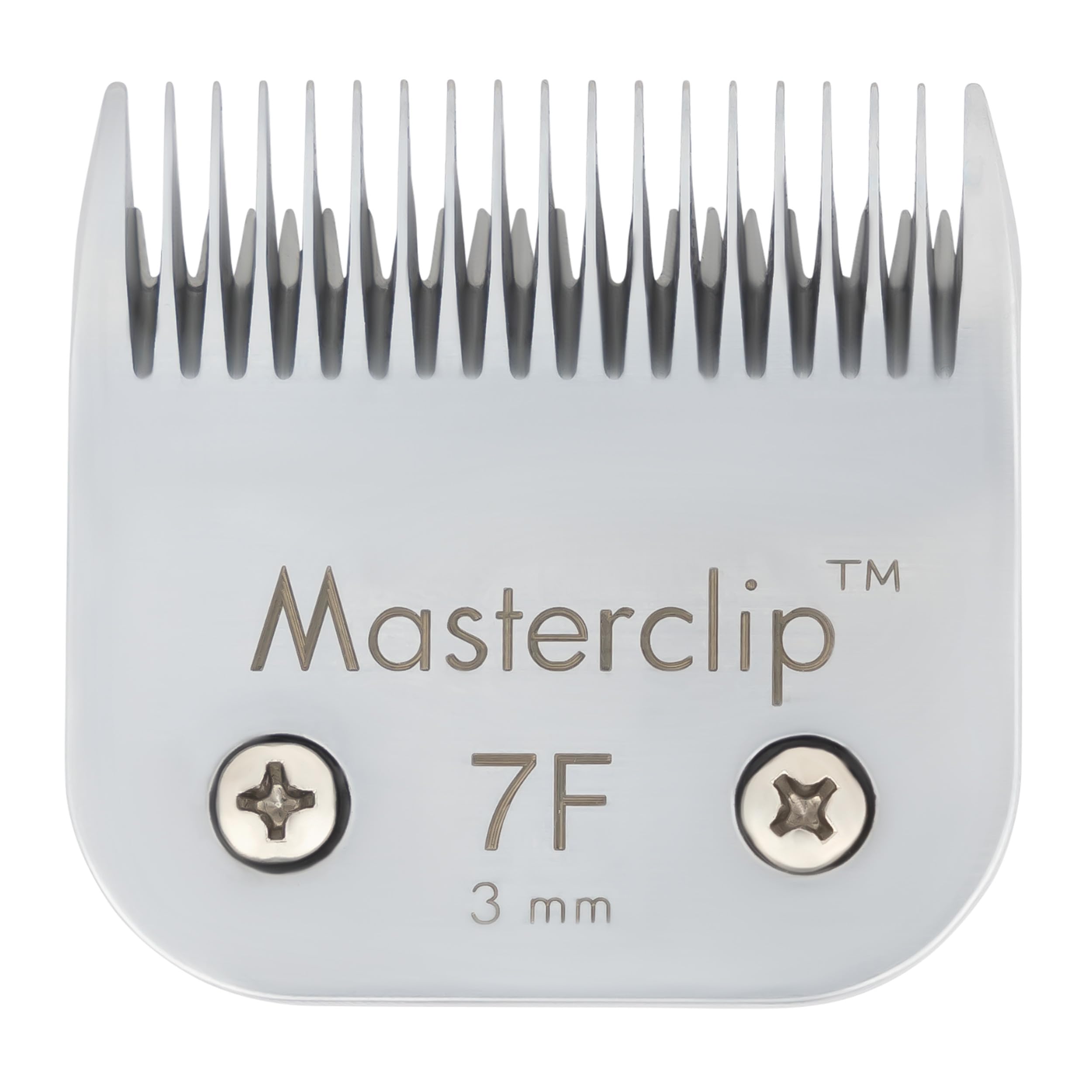 Masterclip Dog Clipping Blade A5 Clipper Blades 50F 40F 30F 15F 10F 9F 7F 7 5F 5# 4F 4# 3F 3# 2F 2# 5/8N Toe Blade Compatible Oster Andis (7F)