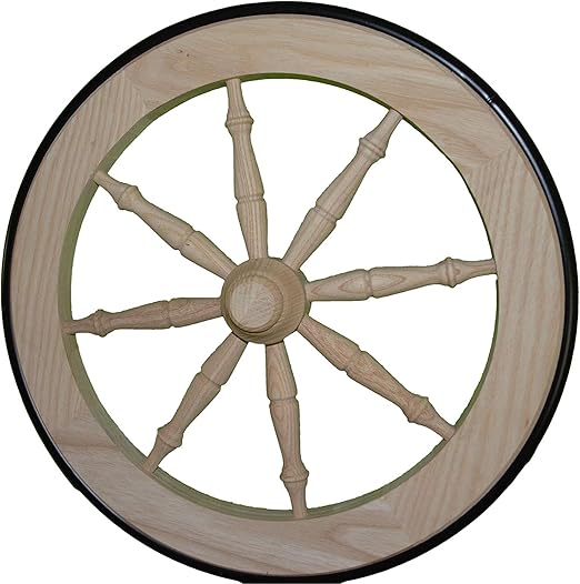 Tea Cart Wheel 14.5 Inch Ash Tea Cart Wheel with Rubber