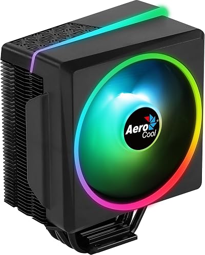 AeroCool Cylon 4F CPU Cooler 120mm ARGB Fan Black