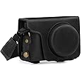MegaGear Genuine Leather Camera Case Compatible with Panasonic Lumix DMC-ZS100, DC-ZS200