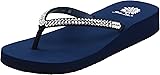 Yellow Box Women's Jello Sandal, Navy, 9 M US