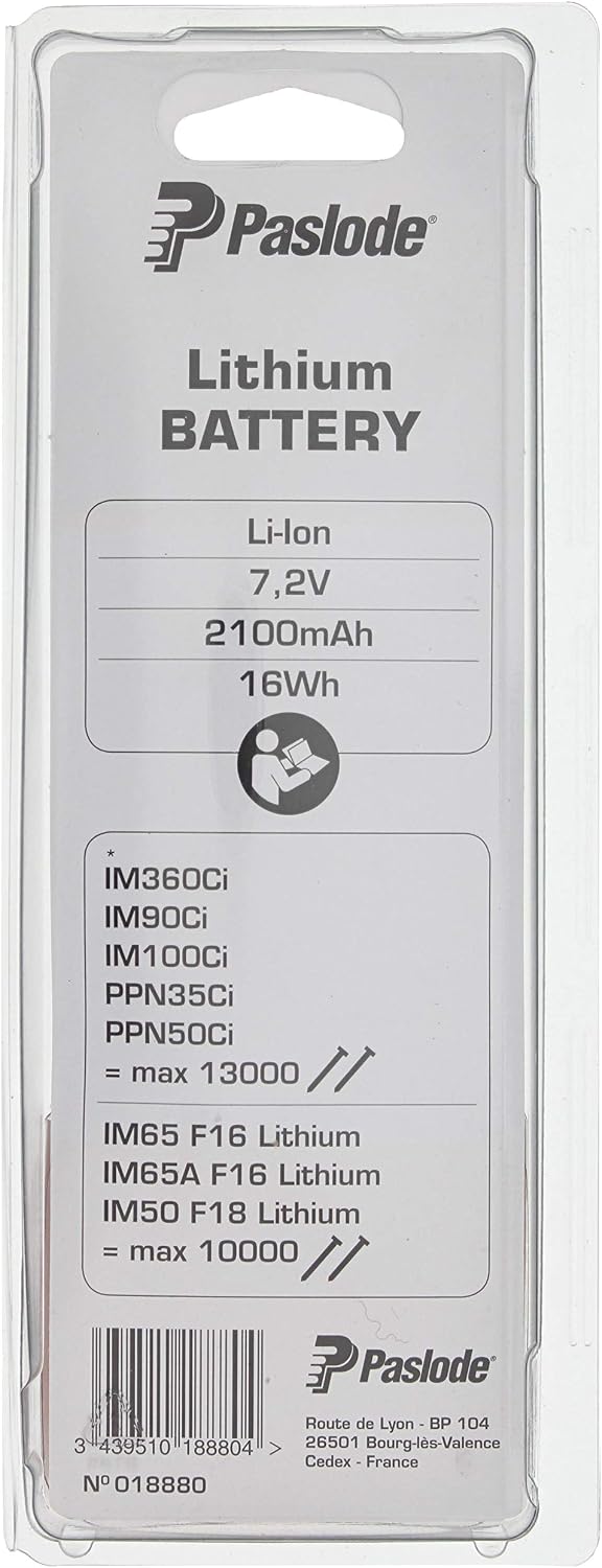 Paslode 18880 Lithium Ion Battery Cell, Black - Image 4