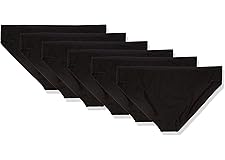 Amazon Essentials Women's Cotton Bikini Brief Underwear (Available in Plus Size), Multipacks