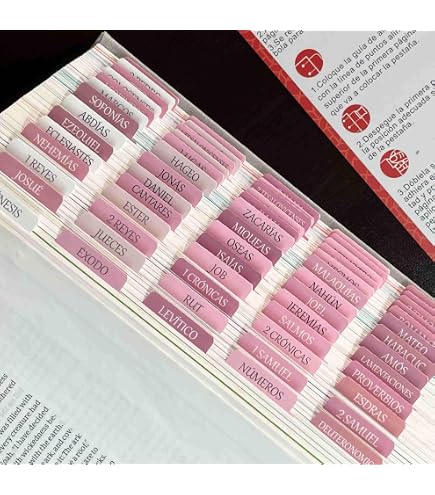 thumbnail image 2 of Tabbies Rainbow Spanish Bible Index Tabs - 90 Pre-cut Self-Adhesive Tabs 2 of 12