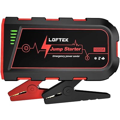 Buy Loftek Portable Car Battery Jump Starter Up To 7 0l Gas Or 5 5l Diesel Engine 12v Power Pack Auto Battery Booster With Built In Led Light Red Online In Singapore B08kszspbm
