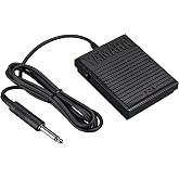 Yamaha Compact Foot Switch, Universally Compatible, 5-Foot Cable, 0.25-Inch Plug, Black FC5