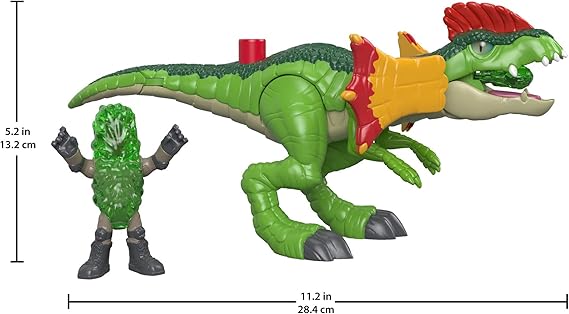 imaginext jurassic world dilophosaurus & agent