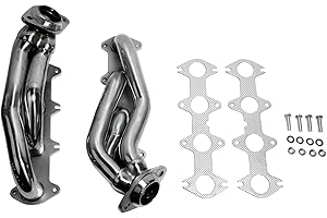 UniteAP Stainless Steel Performance Shorty Exhaust Manifold Header For 2004-2010 Ford F150 5.4L Heritage V8 2004 2005 2006 2007 2008 2009 2010