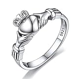 ChicSilver Irish Claddagh Rings for Women 925