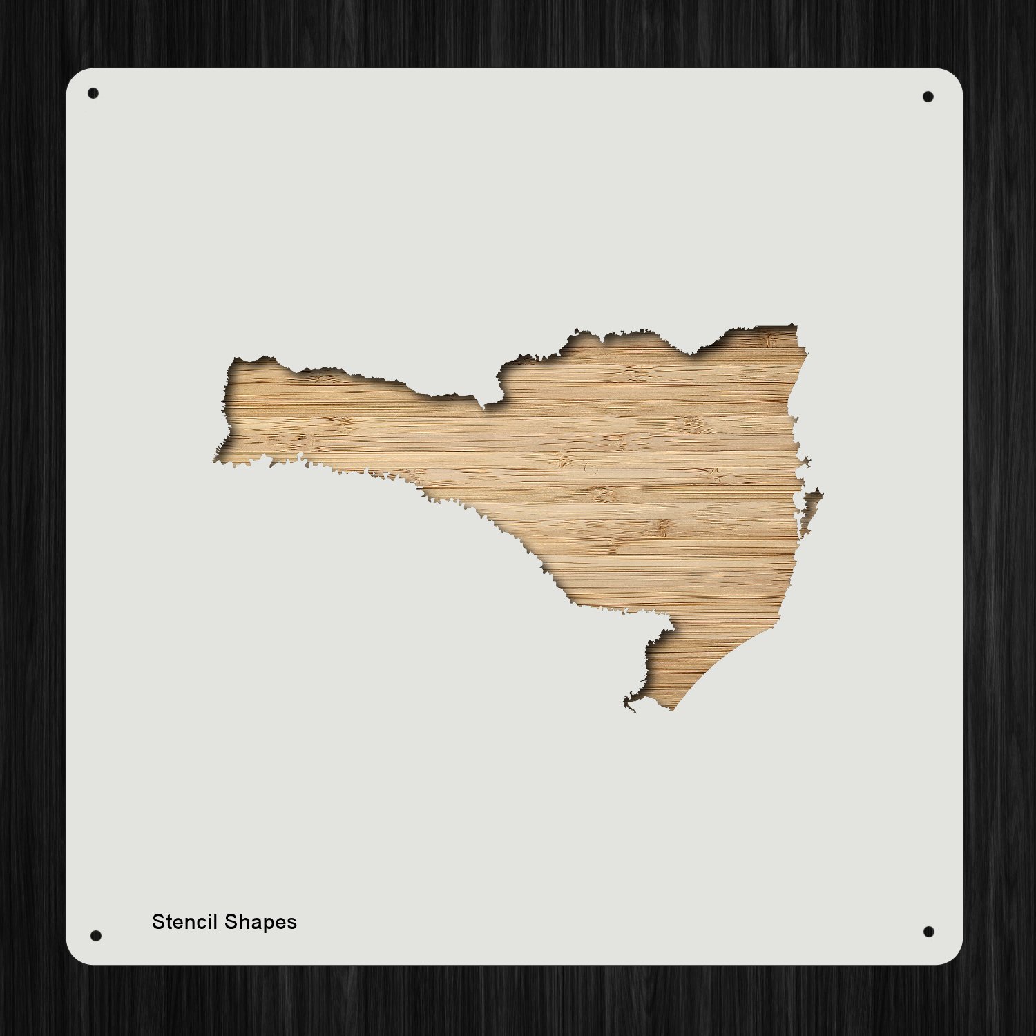 B07fq5k4k8 ブラジル地図 工芸用 Santa 壁 サンタカタリナ地図 マーキング Catarina アイテム 塗装 マイラーステンシル プラスチック エアブラシ 高評価の贈り物