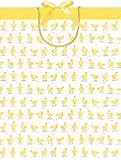 Caspari 40.64 x 45.72 x 50.8cm Ducks Gift Bag, 1-Count