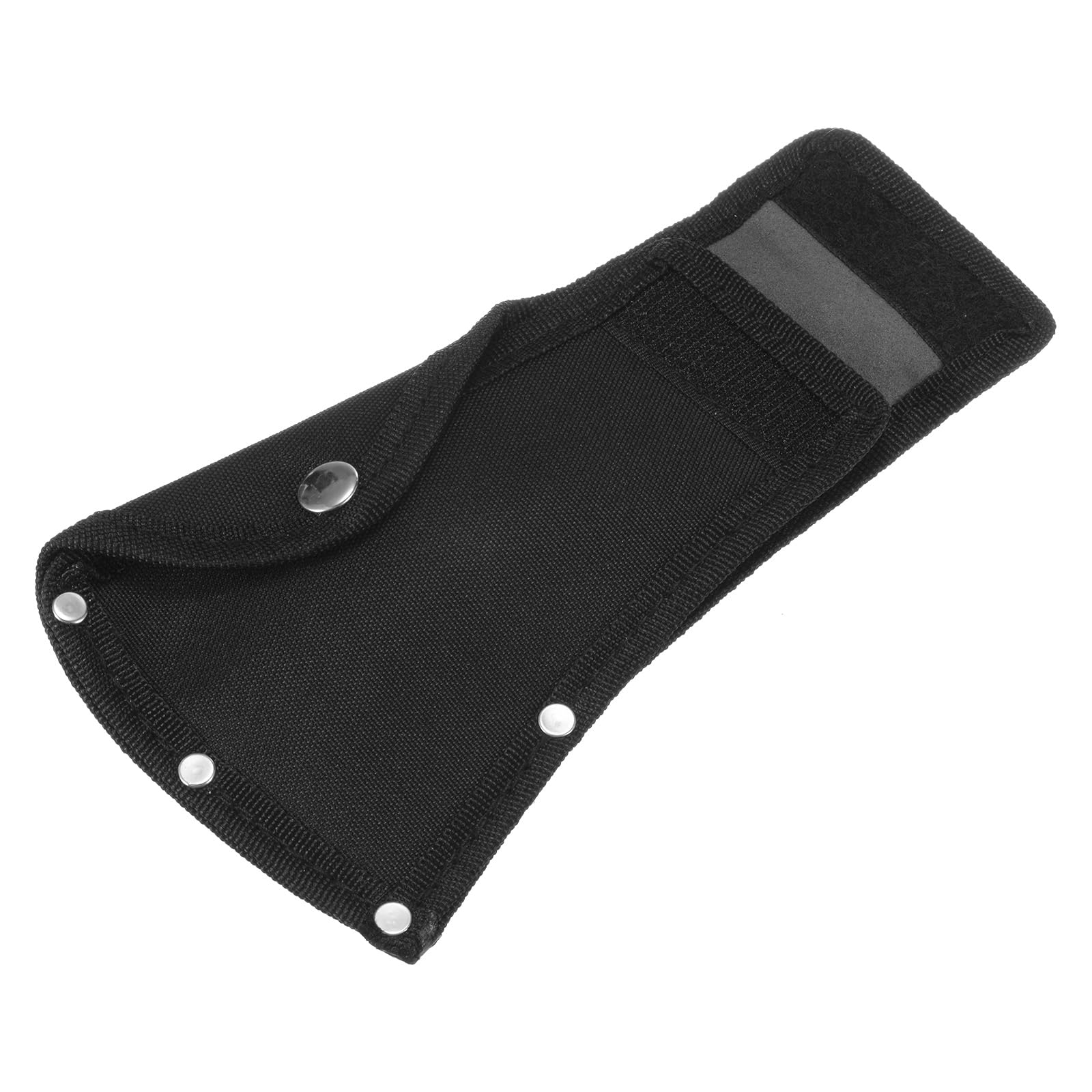 M METERXITY Hatchet Sheath, Axe Sheath for 1.25LB Axe, Double Snap Axe Head Cover Portable for Outdoor Hiking/Outdoors Work Hatchet Blade Protector Hatchet Cover [Black]