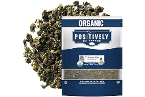 Organic Positively Tea Company, Ti Kuan Yin Oolong Tea, Loose Leaf, 16 Ounce