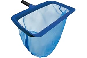 Poolvio Professional Pool Net, Upgraded Self-Repair Heavy Duty Nylon Mesh, Pool Skimmer Net with Extra Wide Scoop Edge, Pool Nets for Cleaning Leaves, Debris(No Pole)