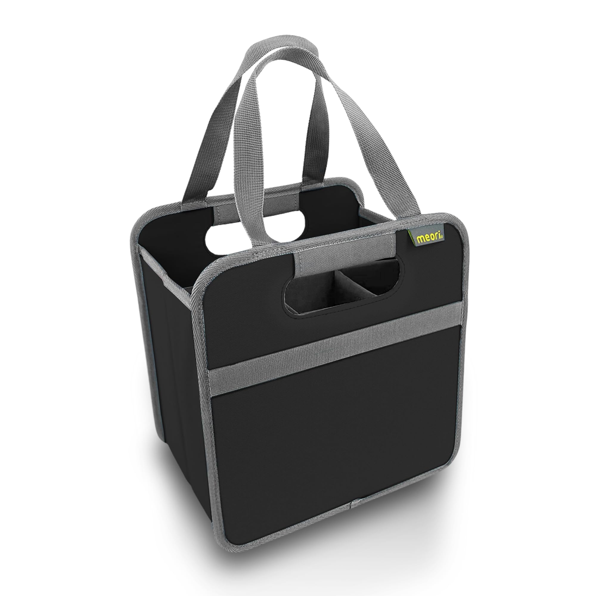 meori A100432 Bottle Baskets/Carriers, Bottle Carrier 6, Black