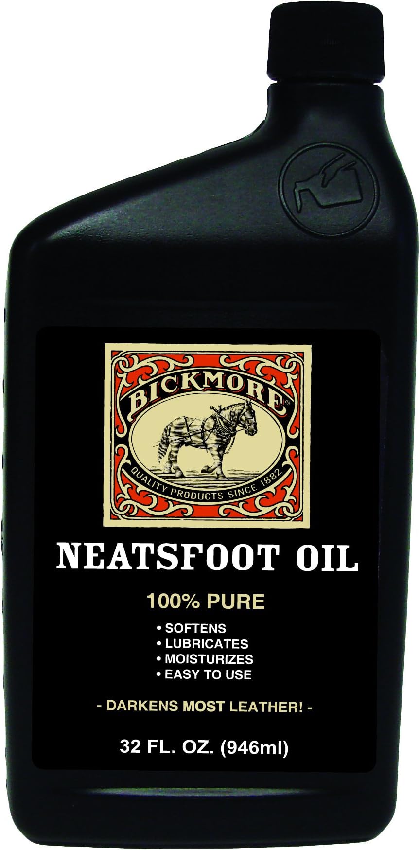 Bickmore 100% Pure Neatsfoot Oil 946ml - Leather Conditioner and Wood Finish
