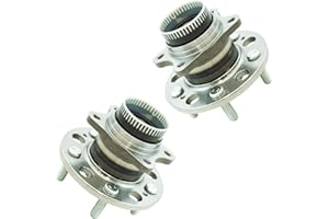 TRQ 2 Piece Rear Wheel Bearing & Hub Assembly Set Compatible with 2011-2017 Hyundai Azera 2010-2014 Sonata 2010-2015 Tucson 2014-2016 Kia Cadenza 2011-2015 Optima 2008-2010 Rondo 2011-2016 Sportage