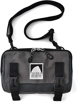 Amazon シェラデザイン ショルダーバッグ 斜めがけバッグ サコッシュバッグ メンズ ミニショルダーバッグ ボディバッグ ポーチ サブバッグ カジュアル グレー Sierra Designs シェラデザイン ショルダーバッグ