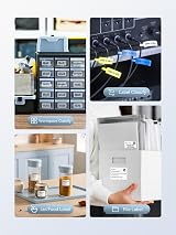 NIIMBOT B1 Bluetooth Label Maker Portable 2-Inch Waterproof Tapes Silver view 2