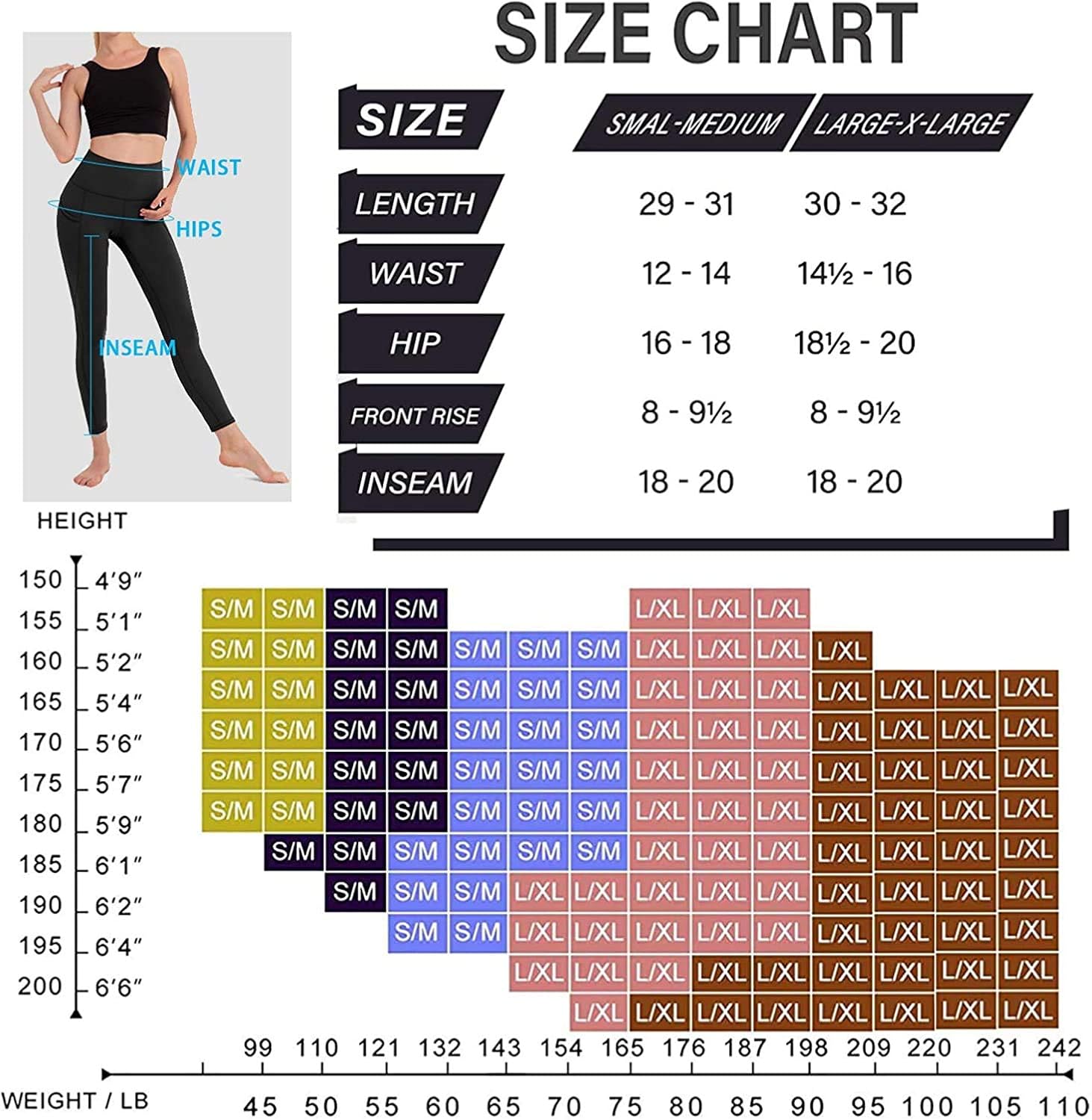 3 Pack Capri Leggings for Women Butt Lift-High Waisted Tummy Control Black Workout Yoga Pants: Clothing