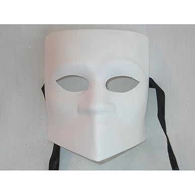 Venice Buys Venetian Masks Blank White Bauta Grezzo Venetian