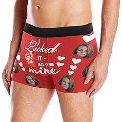 Custom Personalized Photo Printed Face Boxer, I