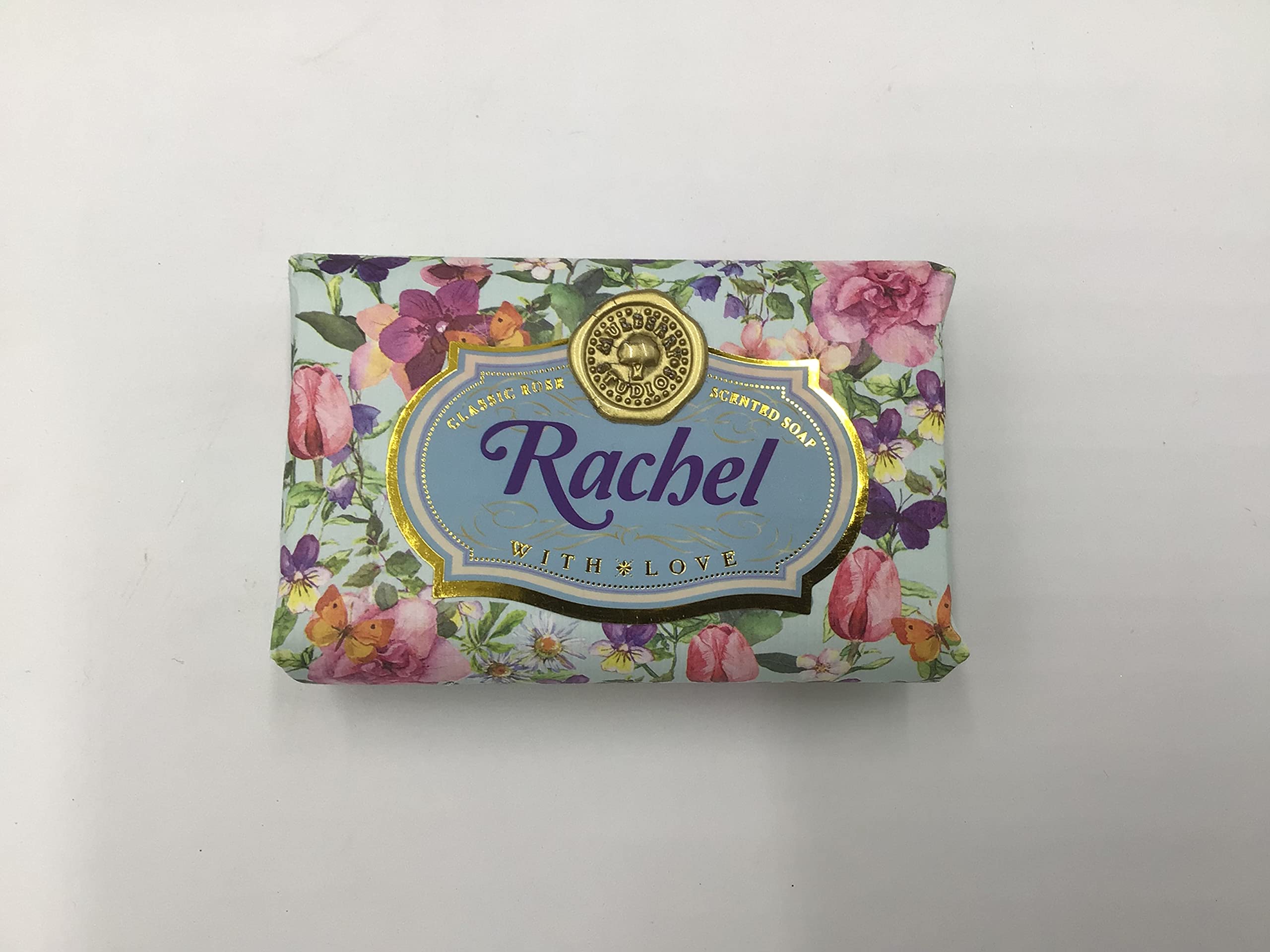 Rachel - Gift Soap Bar For Her Birthday Rose Scent Mum Grandmother Cleanser Lather Present Girl