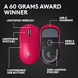 Logitech G PRO X Superlight 2 Wireless Mouse 60 g 8kHz 44k DPI Pink view 6