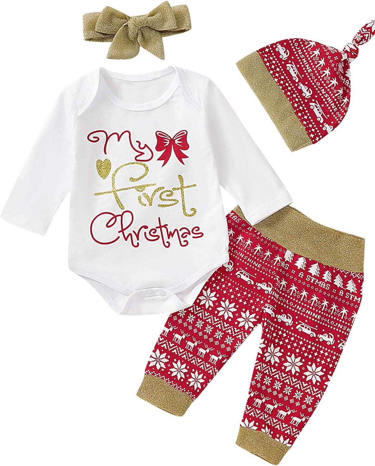 baby girl 1st xmas outfit