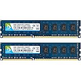 DUOMEIQI 8GB Kit (2 X 4GB) DDR3 1333MHz DIMM PC3-10600 PC3-10600U 2RX8 CL9 1.5v (240 PIN) Non-ECC Unbuffered Desktop Memory R