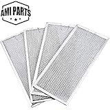 4 Pack Microwave Grease Filter Compatible with Whirlpool and GE Microwaves - WB06X10596 Microwave Oven Grease Filter Approx 13" x 6"