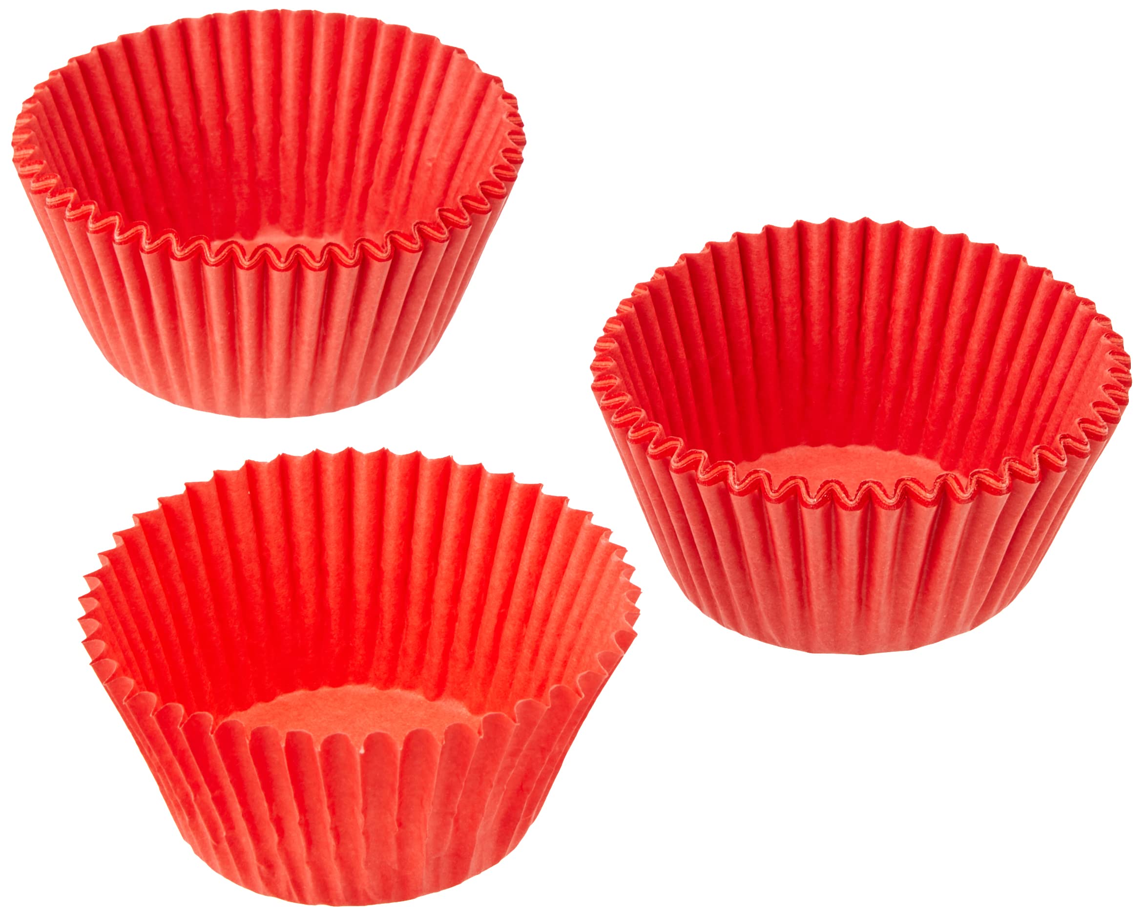 Red cases for cupcakes