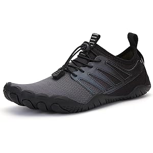 Nlofexs Unisex Mens Hiking Water Shoes, Barefoot Shoes Women, Wide Toe Quick Dry Non Slip Aqua Swim Beach Shoes for Women Kay
