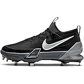 Nike Force Zoom Trout 9 Elite Baseball Cleats (FB2906-003, Black/Anthracite/White/Metallic Silver) Size 7
