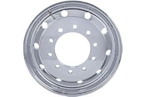 UNIRACING Aluminum Wheels 22.5" X 9" Flat Face Truck Rims Wheels Mirror Polish Front Hub Pilot Truck Bus Wheel Rim 1 PC