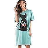 Lazy One Nightshirts for Women, Cute Nightgown for Women, Animal Designs