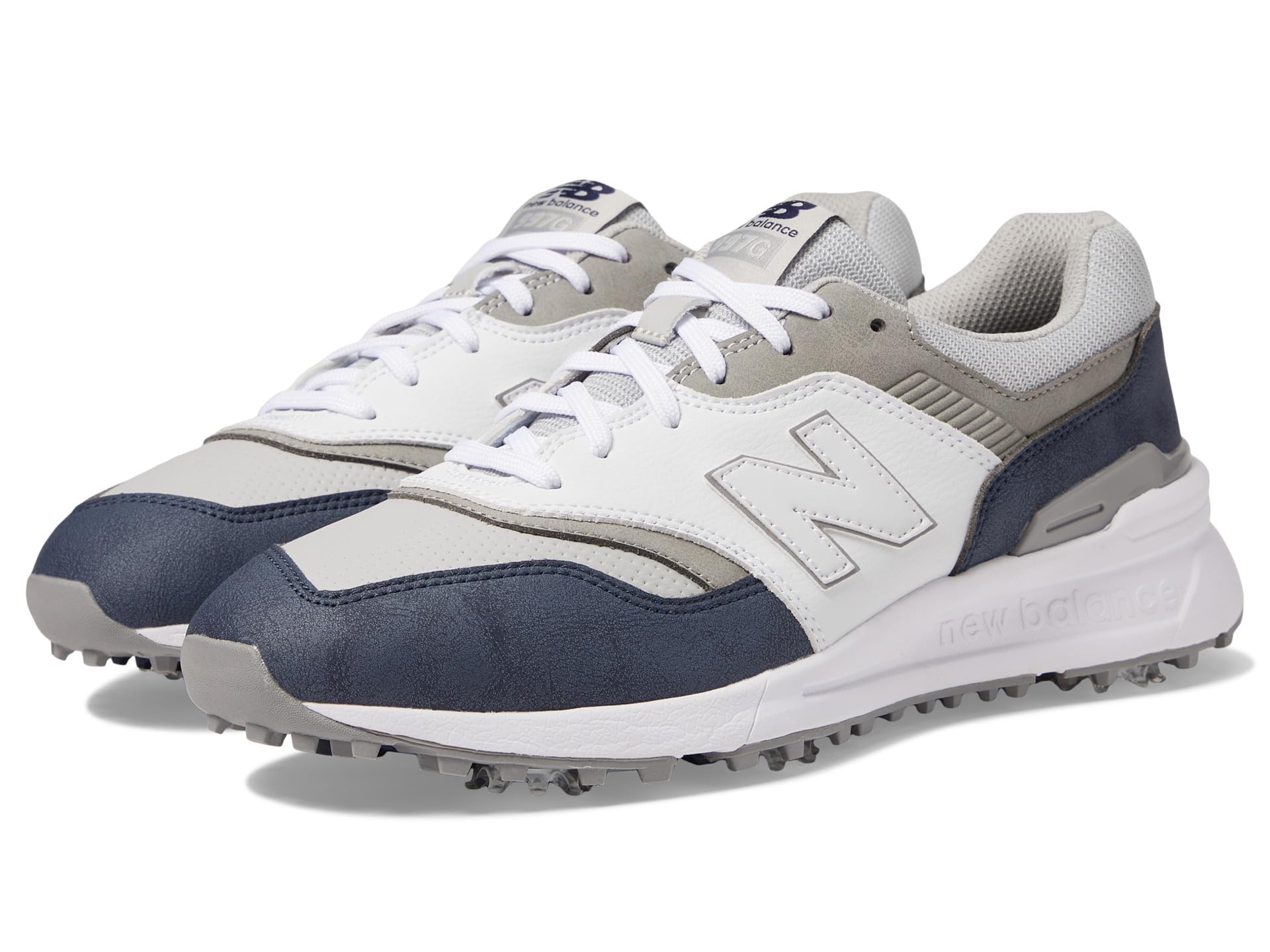 Photo 1 of New Balance Men's 997 Golf Shoe, Navy/White, 12