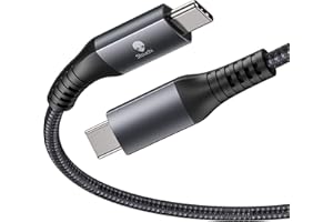 Thunderbolt 3 Cable 3.3Ft, Stouchi 40Gbps Thunderbolt 3 Cable 100W Supports 1x 5K 60hz or Double 4K 60hz Monitor, Mac Book Pr