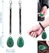 Diyife Dog Clicker 2 Pack Green Pink with Wrist Strap Pet Training Clickers view 6