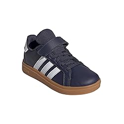 adidas Grand Court 2.0 Elastic Lace Sneaker, Shadow