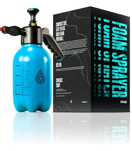 Electric Foam Sprayer For Car Wash - 60PSI High Pressure, 7.4V Pump With 2 Nozzles, Built-in Battery For Home & Garden