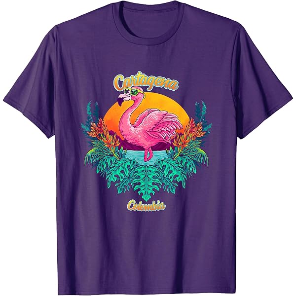 T-shirt Graphique Rouge Cartagena – Taille L, Style Precolombina, Occasion Bon état