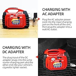 Colvxkun Jump Starter with Air Compressor, 260PSI