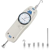 BAOSHISHAN 50lb Push Pull Force Gauge with Calibration Certificate | With Carrying Case, For Tension and Compression Tests , Destructive Load Analysis, School Lab Teaching Tool