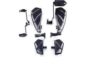 Phantom Floorboards Kit Footboards for Harley Touring Street Glide, Electra Glide, Road King, Road Glide, Softail (Black, 14-