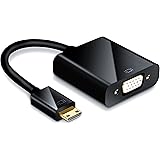CSL - Full HD mini HDMI to VGA adapter including audio transmission (line-out) | Converter | Up to 1080p / HDTV support | Digital to analogue | black